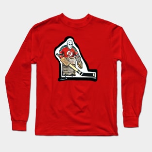 Coleco Table Hockey Players - New Jersey Devils Goalie Long Sleeve T-Shirt